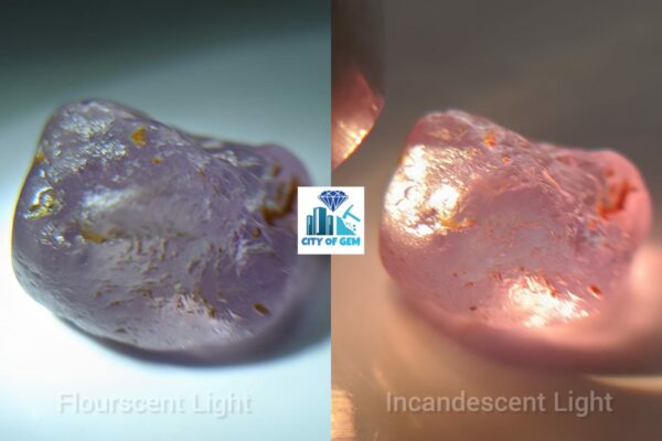 Ceylon Natural Colour Shifting Star Sapphire Rough Gemstone - city of gem Ratnapura