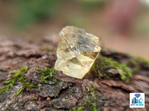 Ceylon Natural Fibrolite Rough Gemstone - city of gem Ratnapura