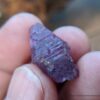 Ceylon Natural Pinkish-purple Sapphire Crystal ( Rough Glass Body ) - city of gem Ratnapura
