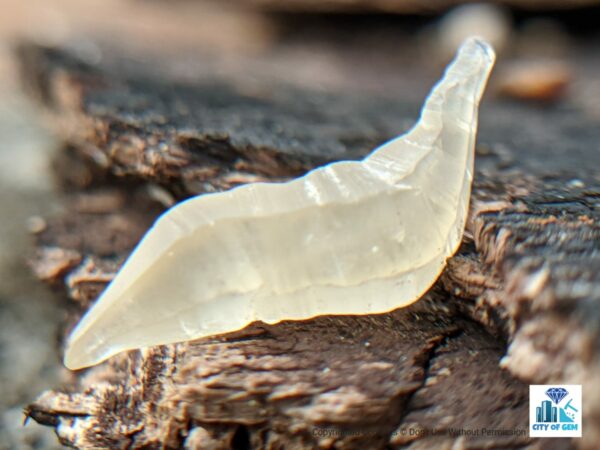 Ceylon Natural Sapphire Rough Glass Body Complete Crystal ( Unique Shape ) - city of gem Ratnapura