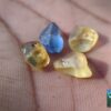 CEYLON NATURAL BLUE SAPPHIRE AND YELLOW SAPPHIRES LOT - city of gem Ratnapura