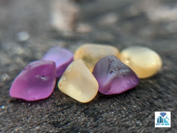 CEYLON NATURAL SAPPHIRE ROUGH GEMSTONE LOT - city of gem Ratnapura