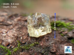 Ceylon Natural Fibrolite Rough Gemstone - city of gem Ratnapura