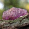 Ceylon Natural Pinkish-purple Sapphire Crystal ( Rough Glass Body ) - city of gem Ratnapura