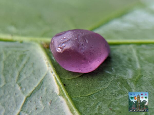 CEYLON NATURAL PINK SAPPHIRE ROUGH GEMSTONE COUPLE - city of gem Ratnapura