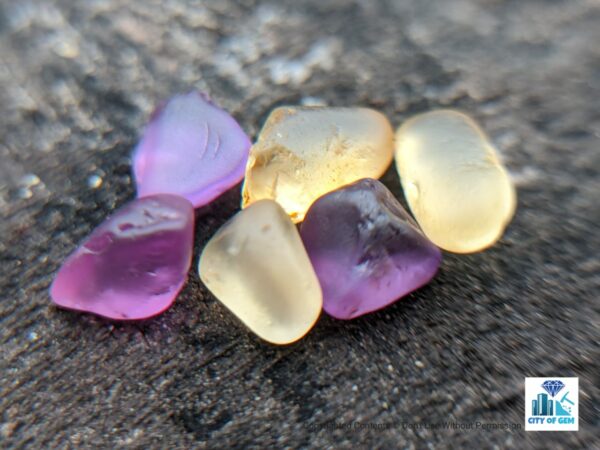 CEYLON NATURAL SAPPHIRE ROUGH GEMSTONE LOT - city of gem Ratnapura