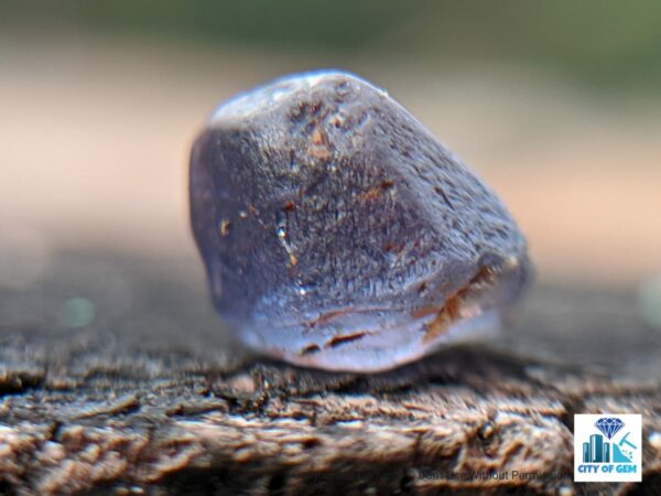 Ceylon Natural Bi Colour Sapphire Rough Gemstone ( Blue-Pink ) - city of gem Ratnapura