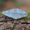 Ceylon Natural Colourless Double Terminated Sapphire Complete Crystal (shiny glass body ) - city of gem Ratnapura