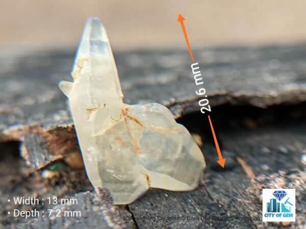 Ceylon Natural Sapphire Twin Crystal - city of gem Ratnapura