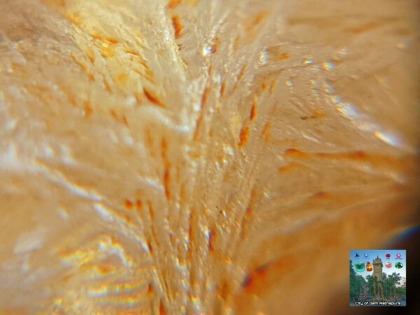 Ceylon Natural Yellow Sapphire Alluvial Crystal with Amazing Natural Body Carvings ( Collector peice, not for faceting) - city of gem Ratnapura