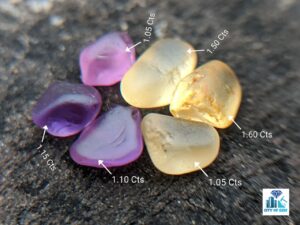 CEYLON NATURAL SAPPHIRE ROUGH GEMSTONE LOT - city of gem Ratnapura