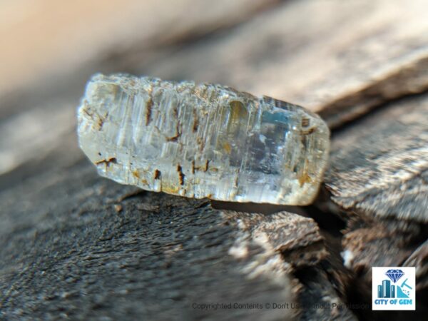 Ceylon Natural Blue Sapphire Double Terminated Crystal ( Shiny Glass Body ) - city of gem Ratnapura