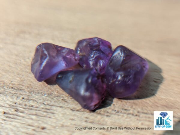 Ceylon Natural Colour Change Sapphire Rough Gemstones Lot - city of gem Ratnapura