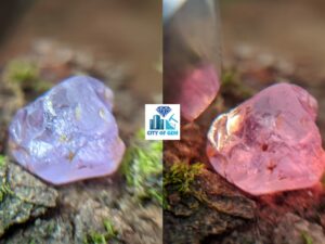 Ceylon Natural Colour Change Sapphire - city of gem Ratnapura