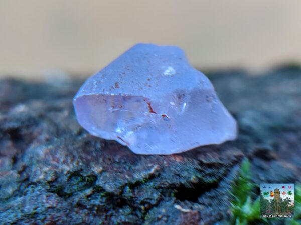 _Ceylon Natural Colour Shifting Violet Sapphire Rough Gemstone ( Colour shifting Violet to Pink ) - city of gem Ratnapura