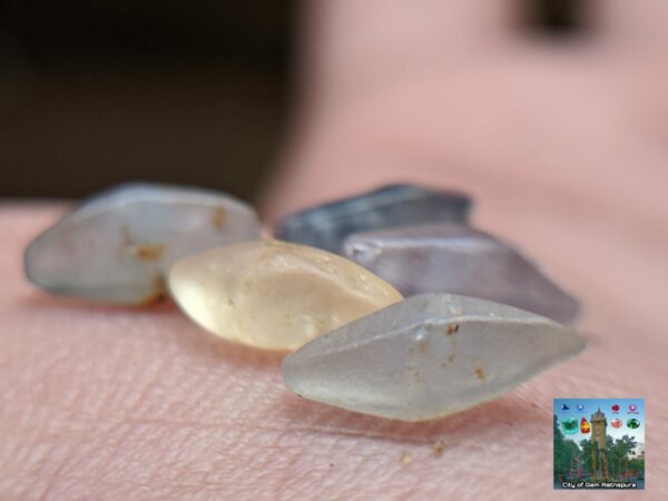Ceylon Natural Small Sapphire Crystals Collection- city of gem Ratnapura