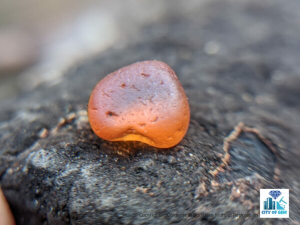 Ceylon Natural Spessartite Garnet Rough Gemstone - city of gem Ratnapura