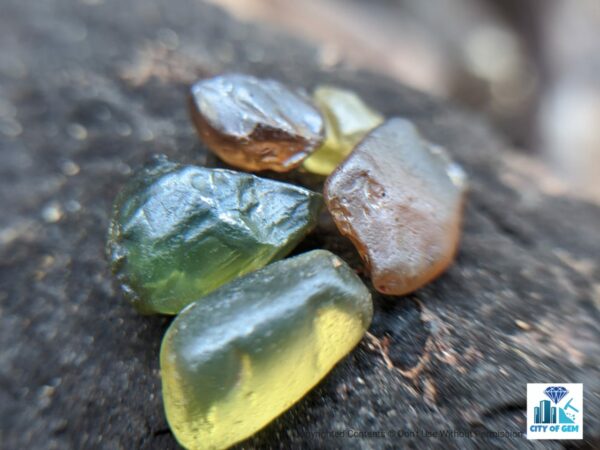 Ceylon Natural Zircon Rough Gemstones Lot city of gem Ratnapura