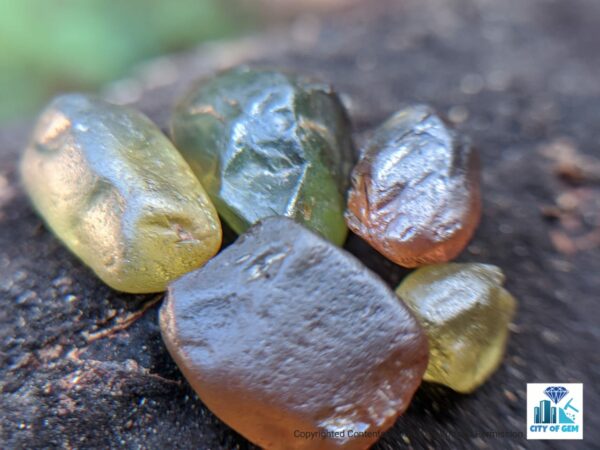 Ceylon Natural Zircon Rough Gemstones Lot city of gem Ratnapura