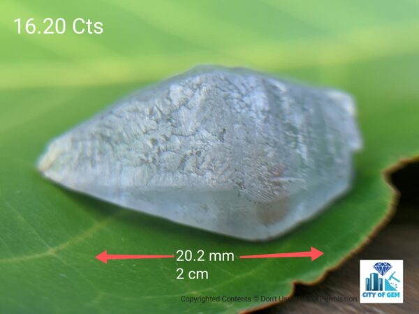 Ceylon Natural Sapphire Términated Crystal Lot ( Rough Glass Body ) - city of gem Ratnapura