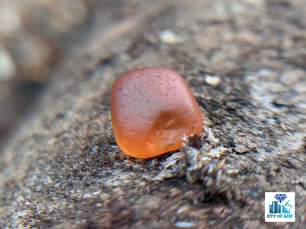 Ceylon Natural Spessartite Garnet Rough Gemstone - city of gem Ratnapura