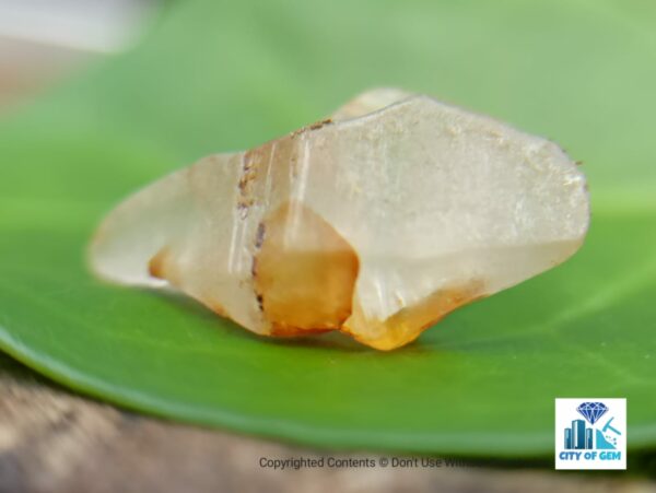 Ceylon Natural Double Terminated Blue Sapphire and Colourless Sapphire Complete Crystal Couple - city of gem Ratnapura