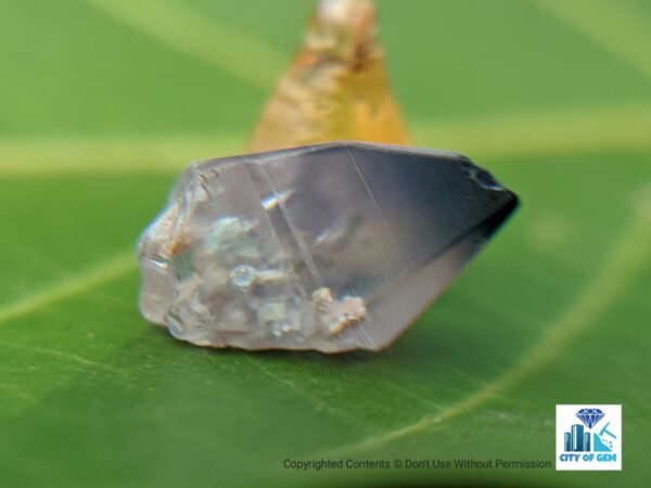 Ceylon Natural Sapphire Half Crystal Couple - city of gem Ratnapura