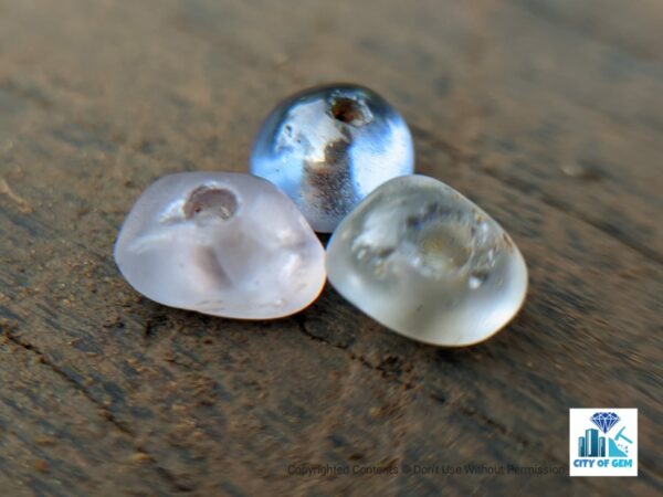 Ancient Natural Sapphire Necklace Beads from Sri Lanka 🇱🇰 mukkaru stones - city of gem Ratnapura