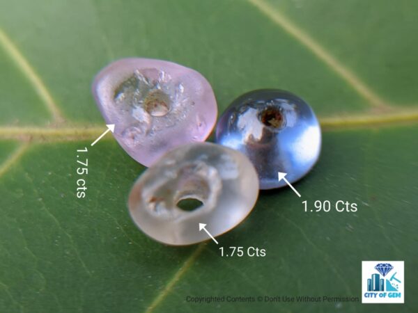 Ancient Natural Sapphire Necklace Beads from Sri Lanka 🇱🇰 mukkaru stones - city of gem Ratnapura