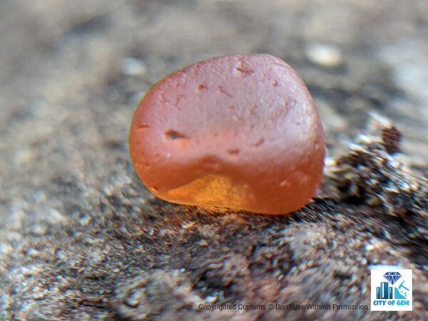 Ceylon Natural Spessartite Garnet Rough Gemstone - city of gem Ratnapura