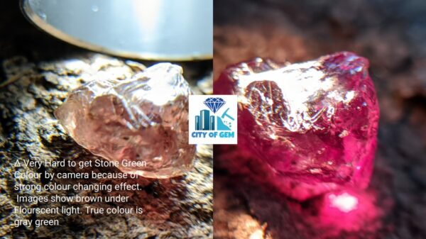 Natural Change Garnet Rough Gemstones Lot - City of Gem Ratnapura