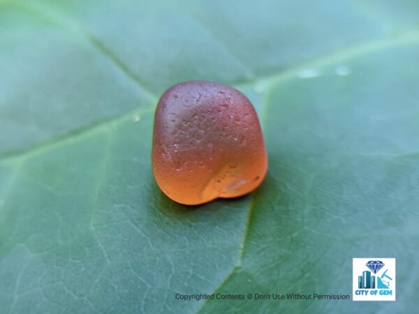 Ceylon Natural Spessartite Garnet Rough Gemstone - city of gem Ratnapura