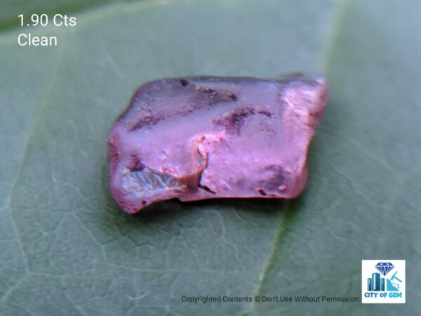 Natural Pink Sapphire Rough Gemstones Lot - city of gem Ratnapura
