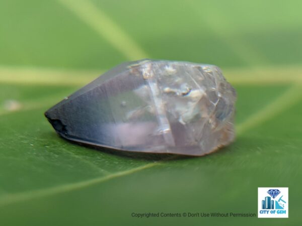 Ceylon Natural Sapphire Half Crystal Couple - city of gem Ratnapura