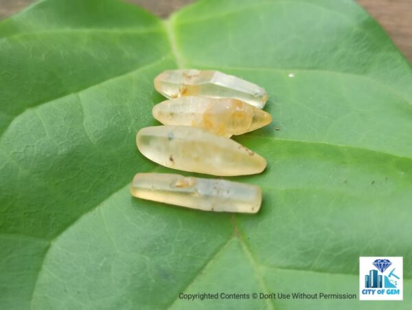 _Ceylon Natural Sapphire Terminated Crystal Lot - city of gem Ratnapura