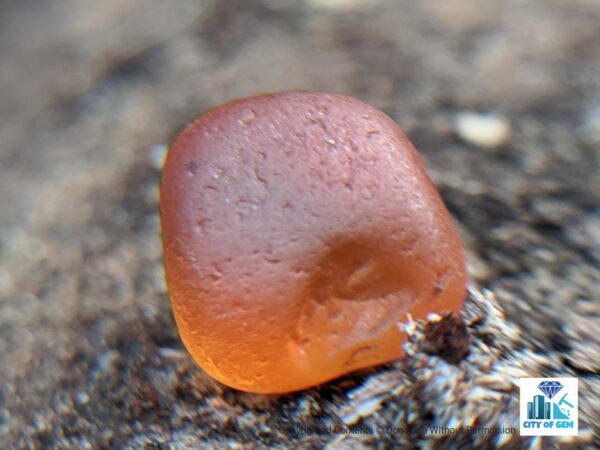 Ceylon Natural Spessartite Garnet Rough Gemstone - city of gem Ratnapura