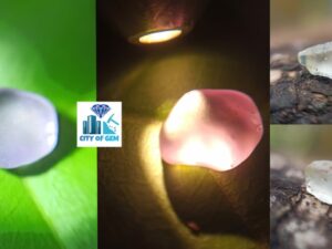 Ceylon Natural Sapphire Rough Lot with Colour shifting Violet Sapphire - city of gem Ratnapura