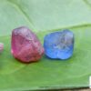 Ceylon Natural Pink Sapphire and Blue Sapphire Rough Gemstone Lot - city of gem Ratnapura