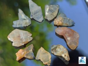 Ceylon Natural Sapphire Terminated Twin Crystal Lot - city of gem Ratnapura