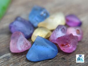 Ceylon Natural Sapphire Rough Gemstone Lot