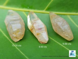 Ceylon Natural Terminated Sapphire Crystals - city of Gem Ratnapura