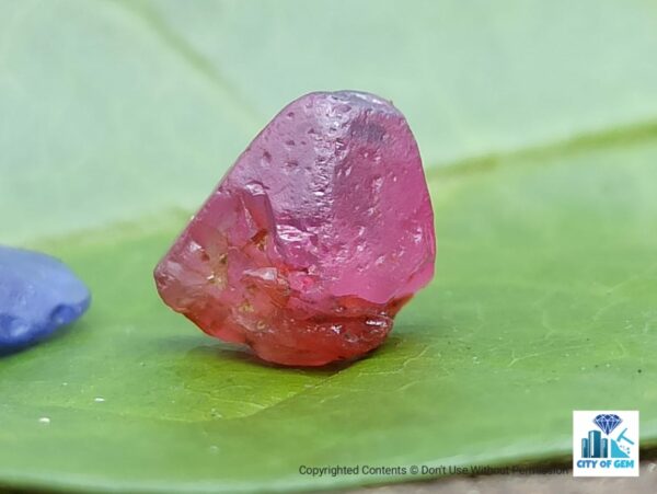 Ceylon Natural Pink Sapphire and Blue Sapphire Rough Gemstone Lot - city of gem Ratnapura