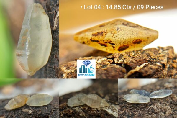 Ceylon Natural Sapphire Crystal Mix Lots - city of Gem Ratnapura