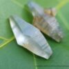 Ceylon Natural Double Terminated Complete Sapphire Twin Crystal Couple ( glass body ) - city of gem Ratnapura