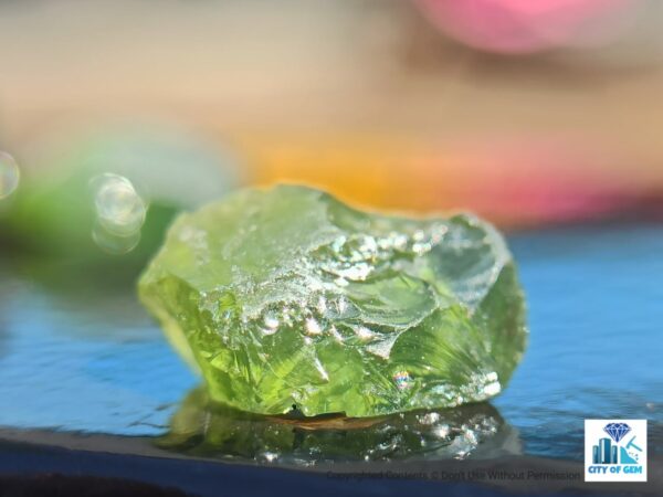 Ceylon Natural Green Zircon Rough Gemstones Lot - city of Gem Ratnapura