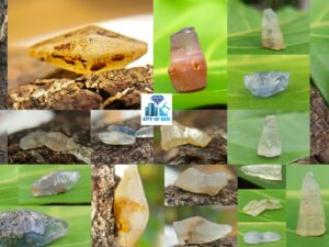 Ceylon Natural Sapphire Crystal Mix Lots - city of Gem Ratnapura