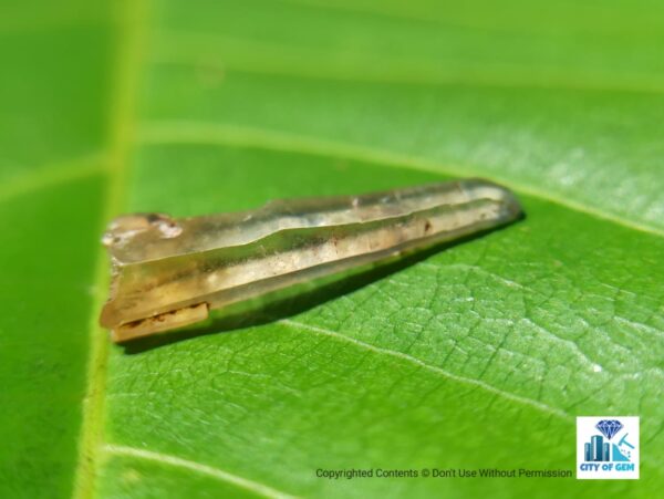 Ceylon Natural Sapphire Terminated Glass Body Crystal Lot - city of gem Ratnapura