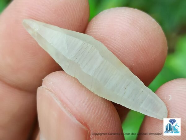 Ceylon Natural Double Terminated Complete Sapphire Crystal Couple ( rough glass body ) - city of gem Ratnapura