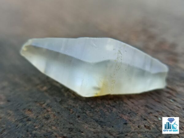 Ceylon Natural Double Terminated Complete Sapphire Twin Crystal Couple ( glass body ) - city of gem Ratnapura