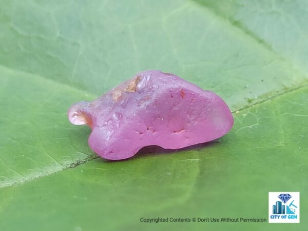 Ceylon Natural Pink Sapphire and Blue Sapphire Rough Gemstone Lot - city of gem Ratnapura